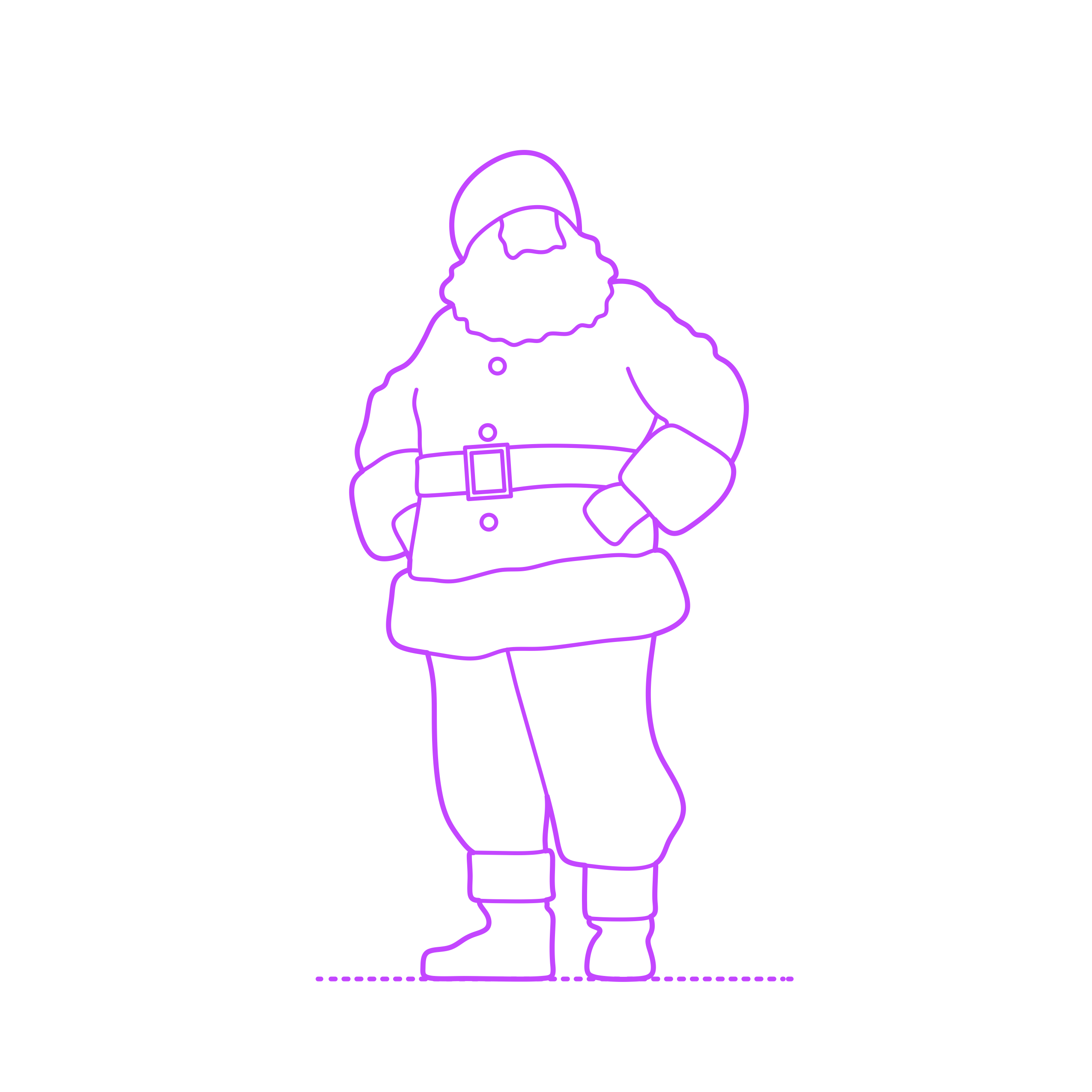 Pop Culture Topics Holiday Characters Outline Icon Svg Set Free Vectors